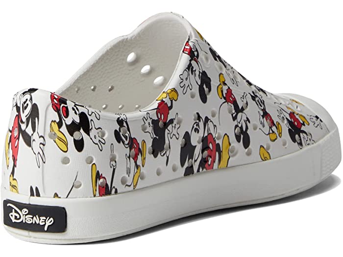 正規逆輸入品 取寄 ネイティブシューズ キッズ ジェファーソン ディズニー プリント リトル Native Shoes Kids Jefferson Disney Print Little Kid Shell White Mickey All Over Qdtek Vn