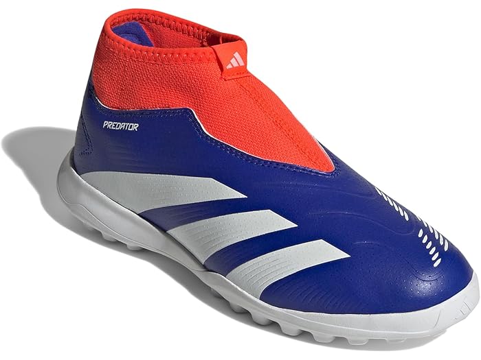 (取寄) アディダス キッズ キッズ プレデター リーグ レースレス ターフ J (リトル キッド/ビッグ キッド) adidas Kids kids Predator League Laceless Turf J (Little Kid/Big Kid) Lucid Blue/White/Solar Red画像