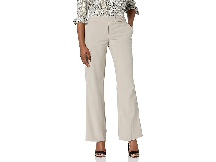 (取寄) カルバンクライン レディース ウィメンズ ピティート クラシック フィット ラックス パンツ Calvin Klein women Women's Petite Classic Fit Lux Pant Khaki