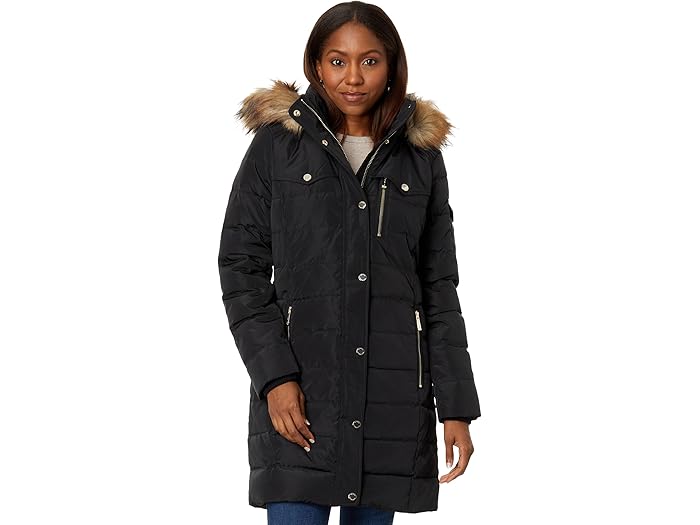 楽天市場】マイケルマイケルコース ダウン 黒色 ブラック レディース