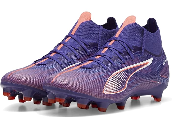(取寄) プーマ レディース ウルトラ 5 マッチ+ アーティフィシャル グランド サッカー クリーツ PUMA women Ultra 5 Match+ Firm, Artificial Ground Soccer Cleats Lapis Lazuli-Puma White-Sunset Glow