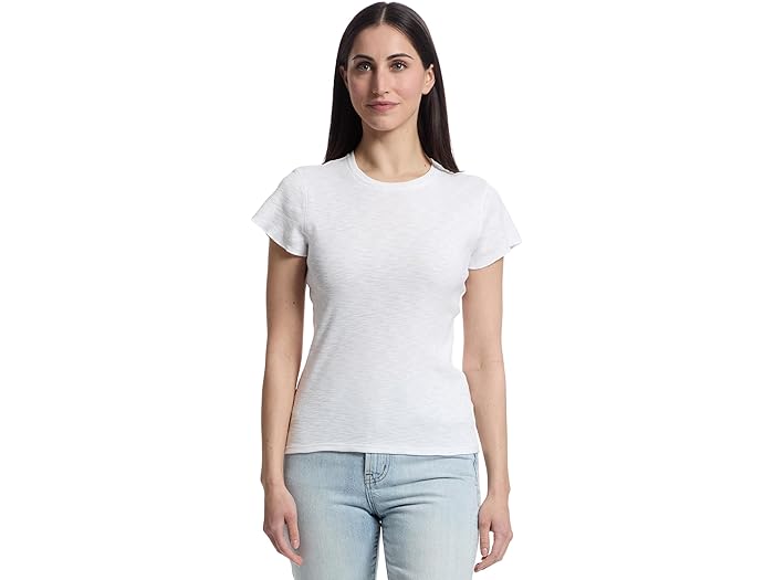 (取寄) リラ P レディース ショート スリーブ クルーネック Lilla P women Short Sleeve Crewneck White
