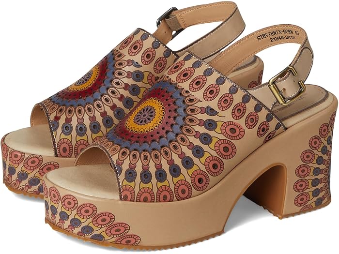 (取寄) ラルティストバイスプリングステップ レディース L'Artiste by Spring Step women Stevienix Beige Multi