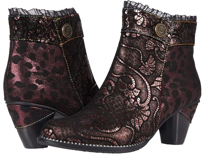 (取寄) ラルティストバイスプリングステップ レディース デッサ L'Artiste by Spring Step women Dessa Bordeaux Multi