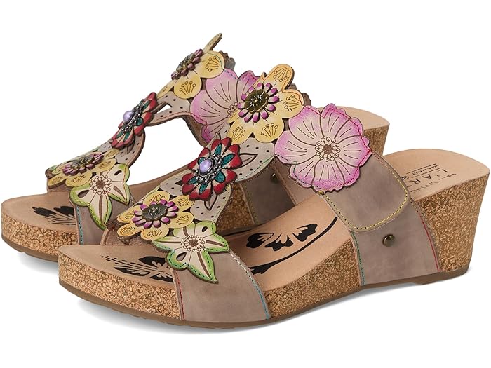 (取寄) ラルティストバイスプリングステップ レディース L'Artiste by Spring Step women Prettypetals Grey Multi