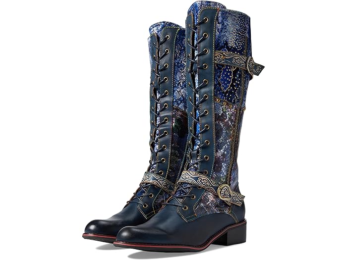 (取寄) ラルティストバイスプリングステップ レディース バネック L'Artiste by Spring Step women Vaneyck Blue Multi