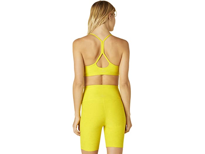 (取寄)ビヨンドヨガスペースダイスリムレイサーバックブラBeyondYogaSpacedyeSlimRacerbackBraLemon/Citron