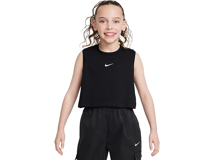 (取寄) ナイキ キッズ ガールズ タンク トップ (リトル キッズ/ビッグ キッズ) Nike Kids girls Tank Top (Little Kids/Big Kids) Black 7,740円