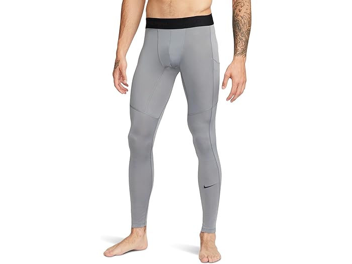 (取寄) ナイキ メンズ プロ ドライ-フィット タイツ Nike men Pro Dri-FIT Tights Smoke Grey/Black