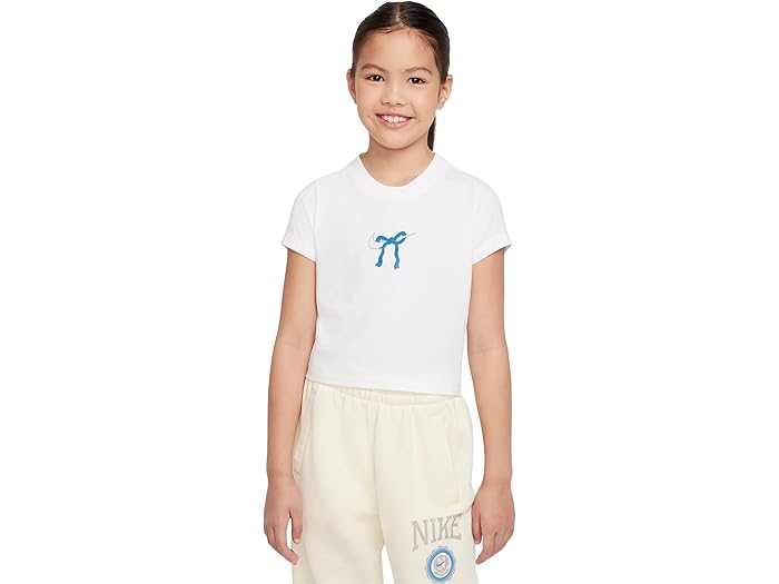 (取寄) ナイキ キッズ ガールズ ティー ボウ (リトル キッズ/ビッグ キッズ) Nike Kids girls Tee Bow (Little Kids/Big Kids) White