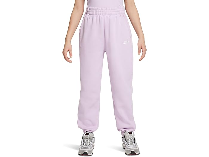 (取寄) ナイキ キッズ ガールズ クラブ フリース ルーズ パンツ Lbr (リトル キッズ/ビッグ キッズ) Nike Kids girls Club Fleece Loose Pants LBR (Little Kids/Big Kids) Doll/Doll/White