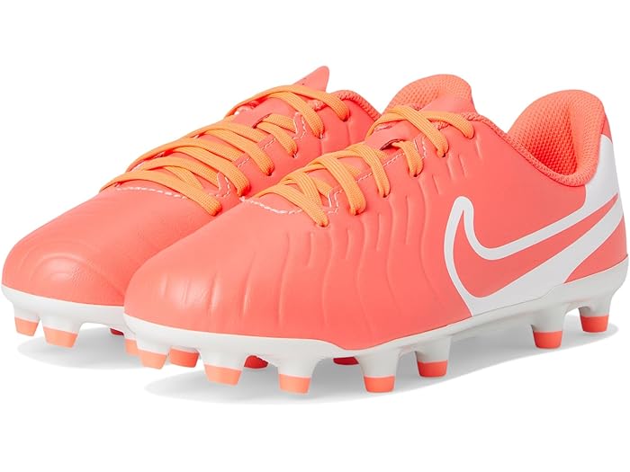(取寄) ナイキ キッズ キッズ ジュニア ティエンポ レジェンド 10 クラブ ロートップ サッカー クリーツ (リトル キッド/ビッグ キッド) Nike Kids kids Jr. Tiempo Legend 10 Club Multi-ground Low-top Soccer Cleats (little Kid/Big Kid) Hot Lava/White