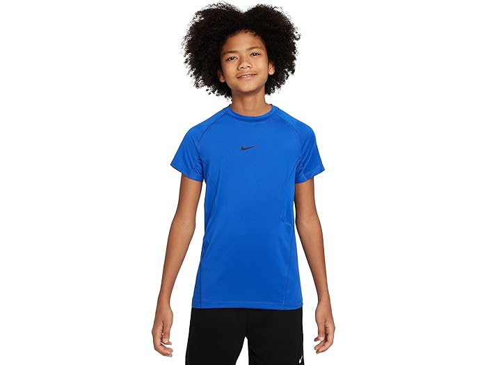 (取寄) ナイキ キッズ ボーイズ ドライ-フィット ショート スリーブ トップス (リトル キッド/ビッグ キッド) Nike Kids boys Dri-FIT Short Sleeve Tops (Little Kid/Big Kid) Game Royal/Black