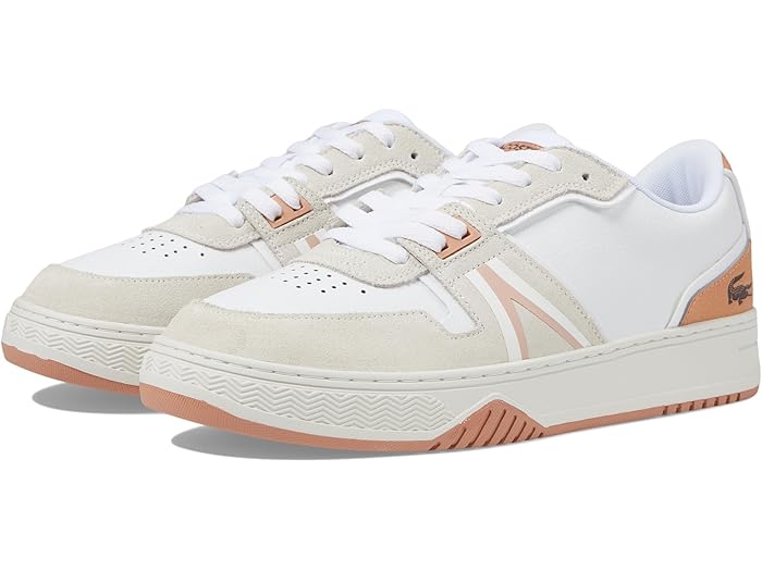 (取寄) ラコステ メンズ L001 スニーカー Lacoste men L001 Sneakers White/Light Brown