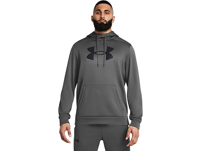 (取寄) アンダーアーマー メンズ アーマー フリース ビッグ ロゴ ブーディ Under Armour men Armour Fleece Big Logo Hoodie Castlerock/Black
