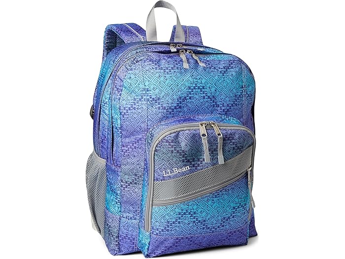 (取寄) エルエルビーン キッズ キッズ デラックス ブック パック 37L プリント L.L.Bean kids Kids Deluxe Book Pack 37L Print Periwinkle Sky Chevron