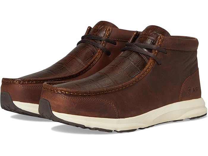 (取寄) アリアット メンズ スピットファイア Ariat men Spitfire Brown Crocodile Print