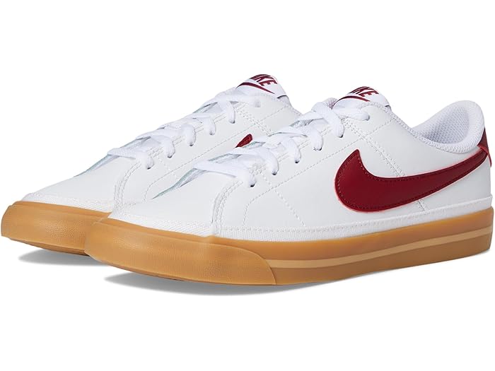 (取寄) ナイキ キッズ ボーイズ コート レガシー (ビッグ キッド) Nike Kids boys Court Legacy (Big Kid) White/Team Red/Gum Yellow
