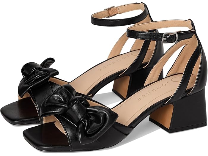 (取寄) ジュルネ コレクション レディース Journee Collection women Zevi Black PU