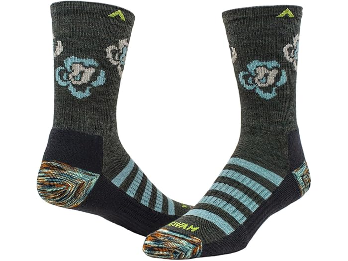 (取寄) ウィグワム レディース ロゼ バレー ミッドクルー Wigwam women Rose Valley Mid-Crew Charcoal