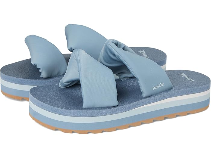 (取寄) サヌーク レディース ヨガ Sanuk women Yoga Twist-n-slide Denim Blue