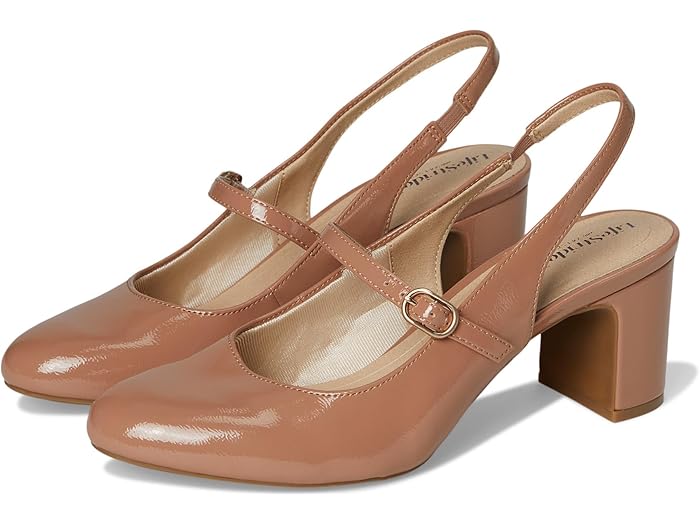 (取寄) ライフストライド レディース トラスト ストラップ シューズ LifeStride women Trust Strappy Shoes Desert Nude Patent 14,512円