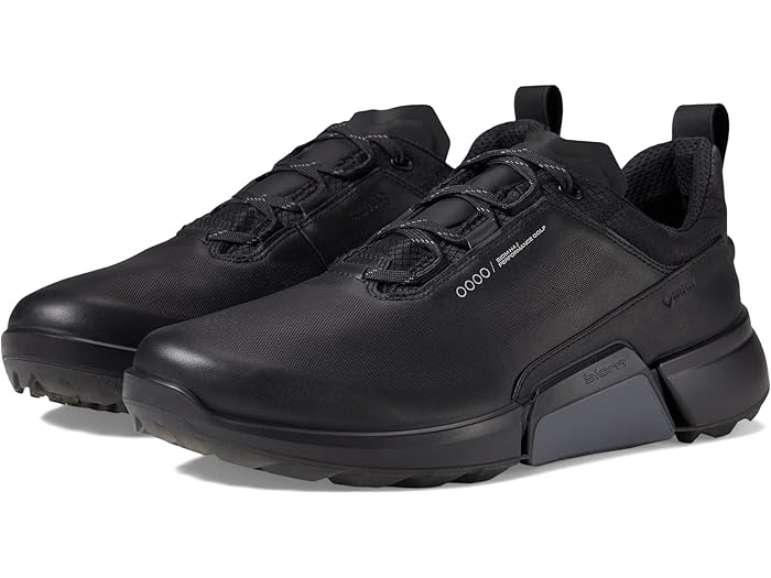 (取寄) エコー ゴルフ メンズ バイオム H4 ゴア-テックス ウォータープルーフ ゴルフ ハイブリット ECCO Golf men Biom H4 GORE-TEX Waterproof Golf Hybrid Black Cow Leather