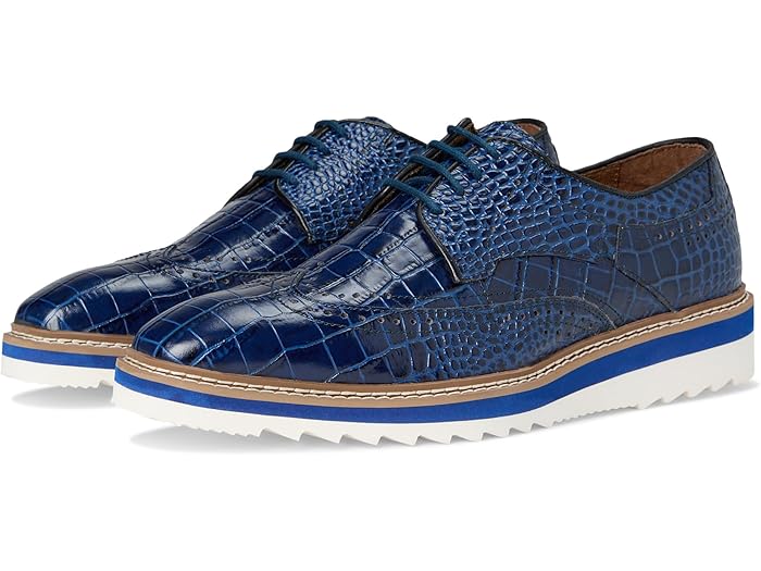 (取寄) ステイシー アダムス メンズ ウィングチップ オックスフォード Stacy Adams men Alario Wingtip Oxford Blue