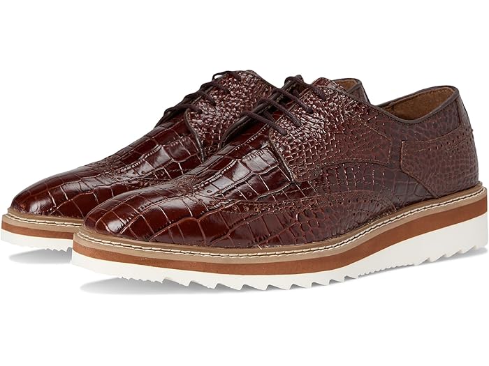 (取寄) ステイシー アダムス メンズ ウィングチップ オックスフォード Stacy Adams men Alario Wingtip Oxford Cognac