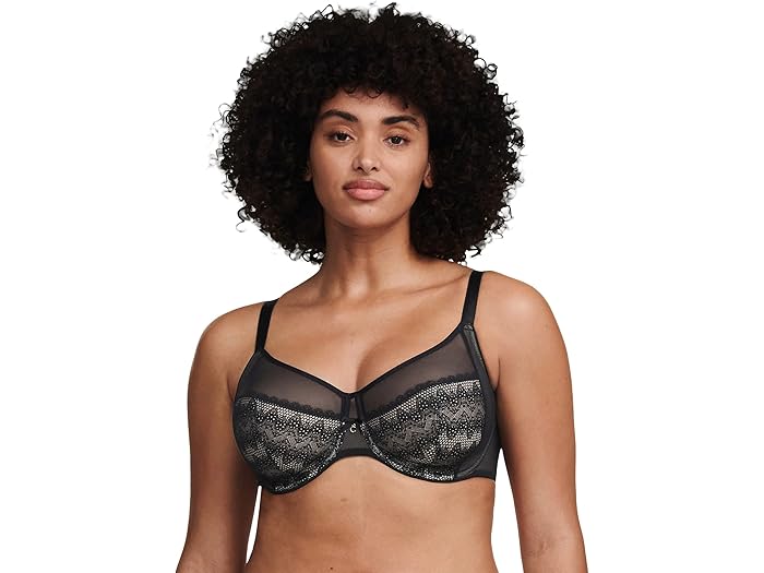 (取寄) シャンテル レディース レヴール モイ パーフェクト フィット アンダーワイヤー ブラ Chantelle women Revele Moi Perfect Fit Underwire Bra Black