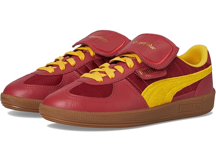 (取寄) プーマ メンズ パレルモ ハリー ポッター スニーカー PUMA men Palermo Harry Potter Sneakers Dark Crimson/Yellow Sizzle画像