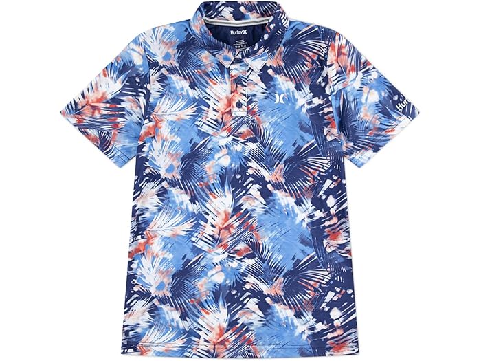 (取寄) ハーレー キッズ ボーイズ プリンテッド ベルモント ポロ (ビッグ キッド) Hurley Kids boys Printed Belmont Polo (Big Kid) Deep Royal Blue