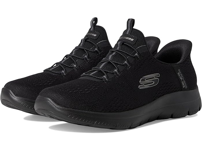 (取寄) スケッチャーズ スニーカー レディース チェイサー - ハンズ フリー スリップインズ SKECHERS women Summits-dream Chaser - Hands Free Slip-ins Black