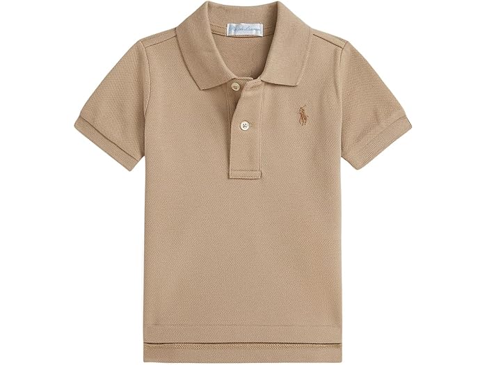 (取寄) ラルフローレン キッズ ボーイズ コットン メッシュ ポロ シャツ (インファント) Polo Ralph Lauren Kids boys Cotton Mesh Polo Shirt (Infant) Vintage Khaki