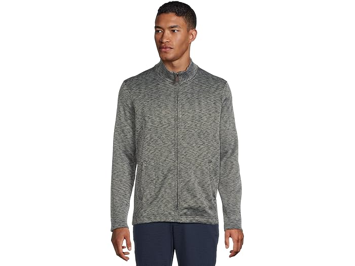 (取寄) ジョンストン&マーフィー メンズ スペース ダイ フル ジップ Johnston & Murphy men Space Dye Full Zip Gray/Blue