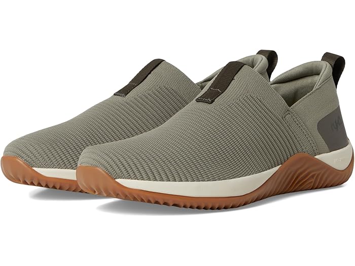 (取寄) ライカ レディース エコー ニット スリップ オン スニーカー Ryka women Echo Knit Slip On Sneaker Vetiver Green Knit Fabric