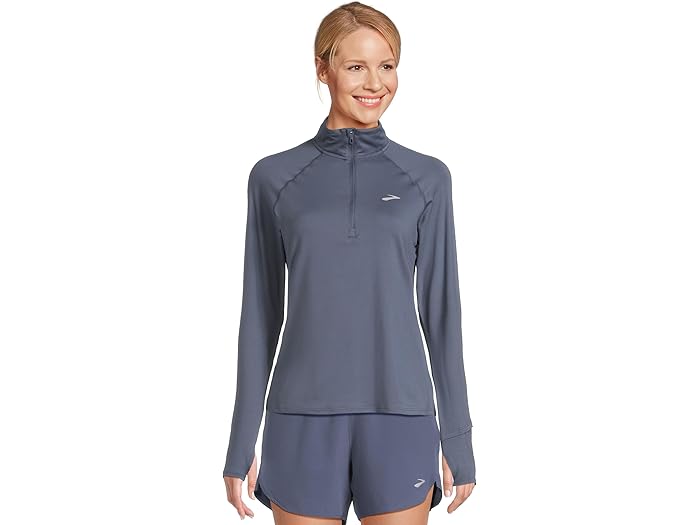 (取寄) ブルックス レディース ダッシュ 1/2 ジップ 3.0 Brooks women Dash 1/2 Zip 3.0 Nightshadow