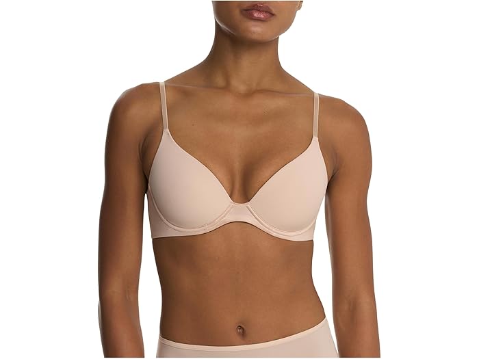 (取寄) ナトリ レディース ソフト フォーカス コンバーチブル デミ Tシャツ ブラ Natori women Soft Focus Convertible Demi T-shirt Bra Lite Mocha