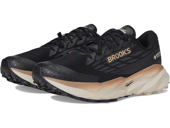 (取寄) ブルックス メンズ カスケーディア 19 GTX Brooks men Cascadia 19 GTX Black/Ebony/Chateau Gray