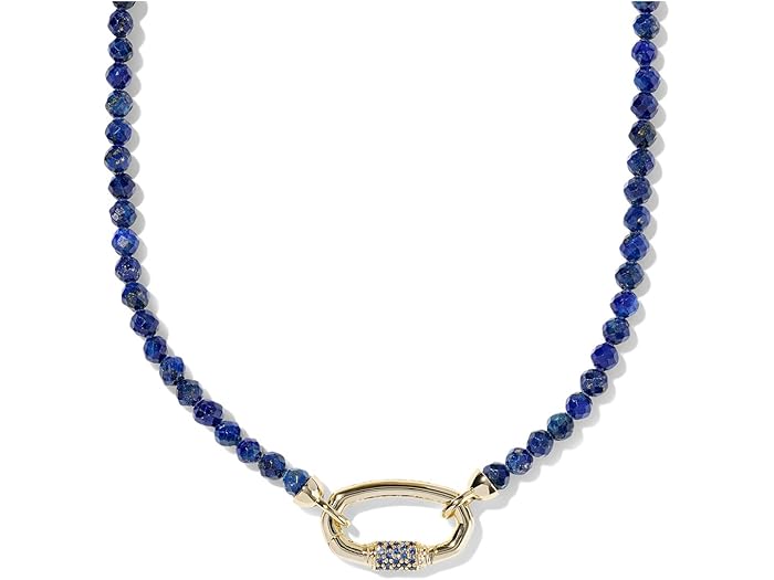 (取寄) ケンドラスコット レディース エメリー ビーデッド ストランド ネックレス Kendra Scott women Emery Beaded Strand Necklace Gold Blue Lapis