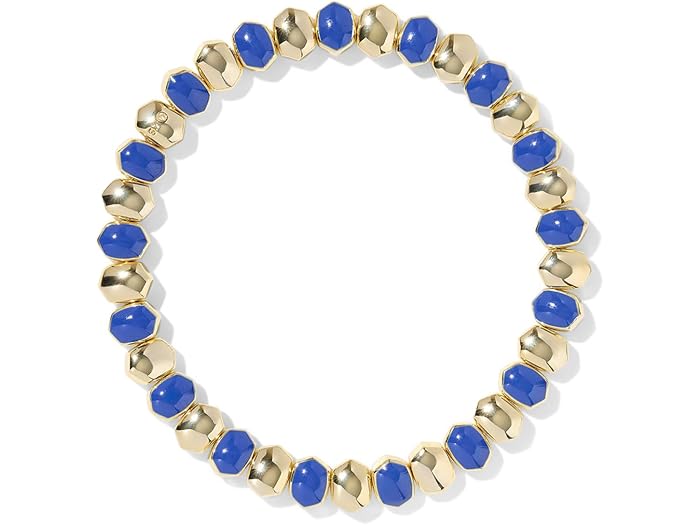 (取寄) ケンドラスコット レディース ダフネ エナメル ストレッチ ブレスレット Kendra Scott women Daphne Enamel Stretch Bracelet Gold Blue Enamel