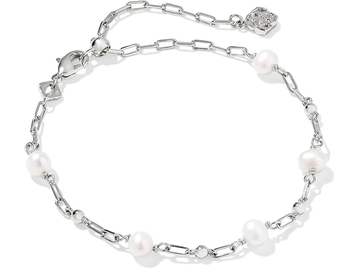 (取寄) ケンドラスコット レディース アシュトン デリケート チェイン ブレスレット Kendra Scott women Ashton Delicate Chain Bracelet Silver Freshwater Cultured Pearl