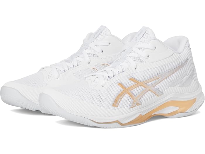 (取寄) アシックス レディース ネットバーナー バリスティック FF MT 4 ASICS women Netburner Ballistic FF MT 4 White/Champagne