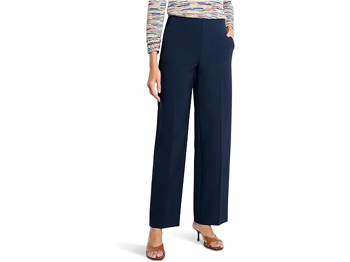 (取寄) ニックゾー レディース ピティート 31 ストレッチ スーティング レノックス ワイド-レッグ パンツ NIC+ZOE women Petite 31\