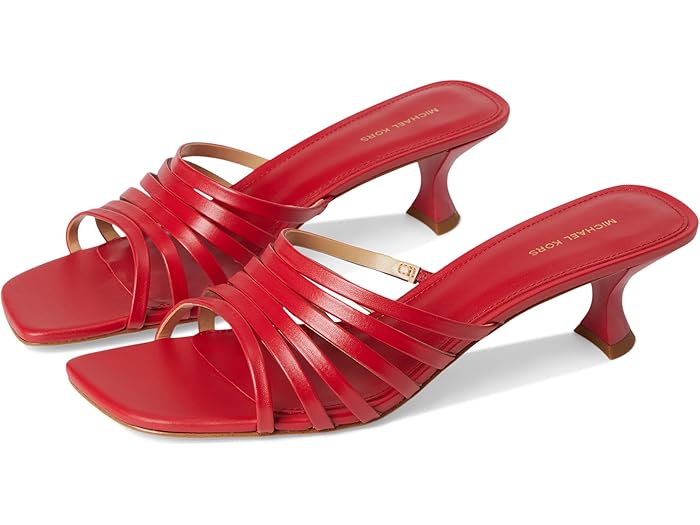 (取寄) マイケルコース レディース ヘイズリー キトン サンダル MICHAEL Michael Kors women Haisley Kitten Sandals Crimson 18,957円