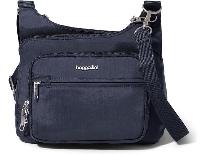 (取寄) バッガリーニ レディース セキュルテックス アンチ-シーフ クロスオーバー クロスボディ Baggallini women Securtex Anti-theft Crossover Crossbody French Navy