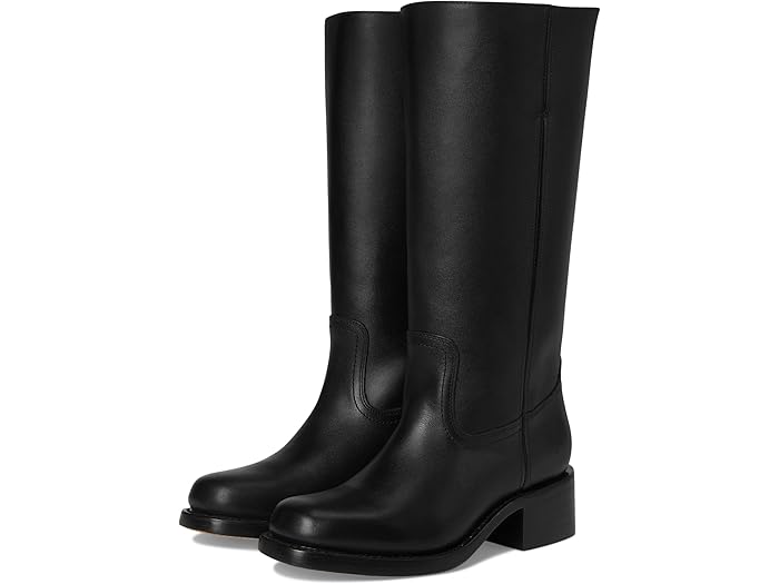 (取寄) フライ レディース キャンパス 14L ワイド カーフ Frye women Campus 14l Wide Calf Black