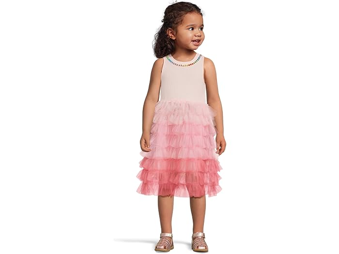 (取寄) ガールズ オンブレ ジュエル ドレス (トドラー/リトル キッド/ビッグ キッド) Lola and The Boys girls Ombre Jewel Dress (Toddler/Little Kid/Big Kid) Pink