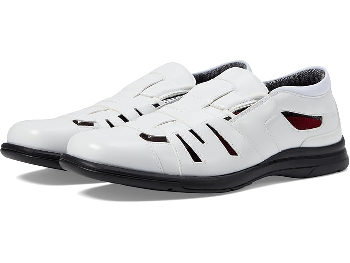 (取寄) ステイシー アダムス メンズ スコベル フィッシャーマン サンダル Stacy Adams men Scobel Fisherman Sandal White