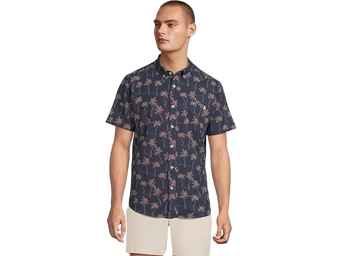 (取寄) チャビーズ メンズ ザ ブラッシュストローク パーム (パフォーマンス フライデー Chubbies men The Brushstroke Palms (Performance Friday Shirt) Navy